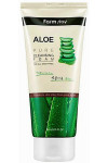 Пенка для умывания лица Farmstay Aloe Pure Cleansing Foam с соком алоэ 180 мл (43352)