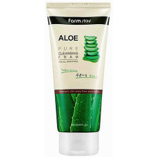 Пенка для умывания лица Farmstay Aloe Pure Cleansing Foam с соком алоэ 180 мл (43352)