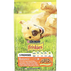 Сухой корм для взрослых собак Purina FRISKIES Balance с курицей, говядиной и овощами 10 кг
