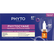 Средство против выпадения волос для женщин Phyto Phytocyane Anti Hair Loss Progressive Treatment Women 12 шт. х 5 мл (35849)