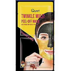 Маска для лица Quret Twinkle Multi Peel-Off Mask Отшелушивающая 6 г + 6 г (42305)