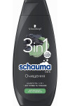 Шампунь для мужчин Schauma Men 3 в 1 Очистка с углем и глиной для волос, тела и лица 400 мл (39528)