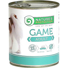 Влажный корм для собак Nature's Protection Adult Game с мясом дичи 800 г 