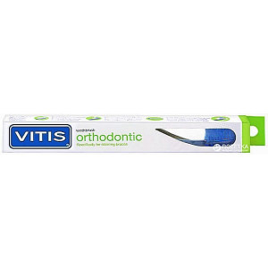 Зубная щетка Dentaid Vitis Orthodontic Средняя Синяя для брекетов 