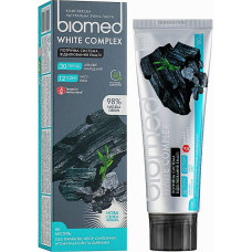 Зубная паста BioMed White Complex Антибактериальная отбеливающая Уголь 100 г (45100)