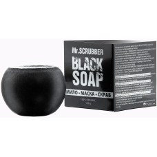 Мыло-маска для лица Mr.Scrubber Black Soap для чувствительной кожи 120 г (49047)