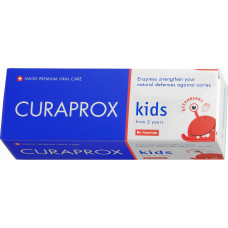 Зубная паста детская ферментная Curaprox CS Kids с нежным вкусом сладкой клубники 60 мл (45291)