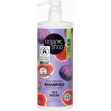 Шампунь для жирных волос Organic Shop Объем Инжир и шиповник 1 л (39336)