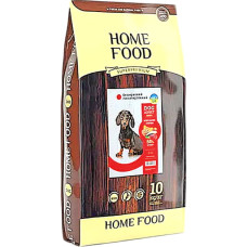 Беззерновой гипоаллергенный сухой корм Home Food для взрослых собак малых пород Утка и индейка 10 кг
