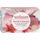 Органическое увлажняющее крем-мыло для лица и тела Sodasan Миндаль-Авокадо 100 г (49750)