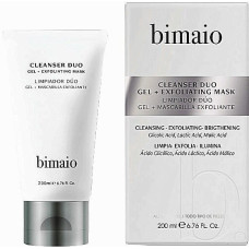 Двойное очищающее средство для лица Bimaio Cleanser Duo Gel + Exfoliating Mask 200 мл (43177)
