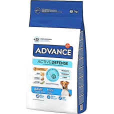 Сухой корм для взрослых собак маленьких пород Advance Mini Adult с курицей и рисом 7 кг