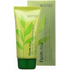 Защитный увлажняющий крем FarmStay Green Tea Seed Moisture Sun Cream SPF50+ PA +++ 70 г (51580)