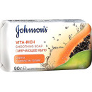 Мыло Johnson’s Vita Rich Смягчающее с экстрактом папайи 90 г 