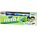 Зубная паста-гель Dabur Herb'l Алоэ вера 150 г + щетка (46423)