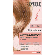 Концентрат Revuele Биотин + Ультра объем для активации роста волос в ампулах 5 мл х 8 шт. (35824)