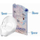 Трехступенчатая Антивозрастная маска Elizavecca Anti Aging Egf Aqua Mask 25 мл (41913)