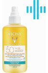 Солнцезащитный водный двухфазный увлажняющий спрей Vichy Capital Soleil для лица и тела с гиалуроновой кислотой SPF 50 200 мл (51505)