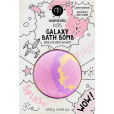 Бомбочка для ванной Nailmatic розово-желто-фиолетовая (49166)