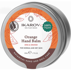 Органический бальзам для рук для нормальной и сухой кожи Ikarov с маслом ши и апельсином 50 мл (51215)