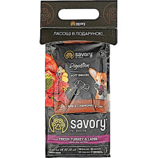 ПРОМО НАБОР для собак Savory Medium Breed 1 кг + лакомства