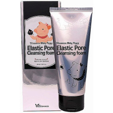 Черная пенка для умывания и очистки пор Elizavecca Milky Piggy Elastic Pore Cleansing Foam 120 мл (43309)