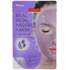 Маска гидрогелевая Лаванда Purederm Real Petal MG gel Mask Lavender 30 г (42294)