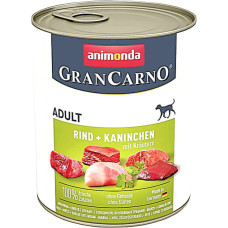 Влажный корм для собак Animonda Gran Carno Adult с говядиной, кроликом и травами 800 г