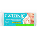Сухие салфетки Cotonic с очищающим средством для снятия макияжа с экстрактом Алоэ и моркови + витамин Е, 60 шт. (50422)