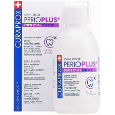 Ополаскиватель для полости рта Curaprox PerioPlus+ Forte содержит Citrox и 0.2% хлоргексидина 200 мл (46517)