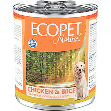 Влажный корм для собак Farmina Ecopet Natural Dog Chicken & Rice с курицей, 300 г