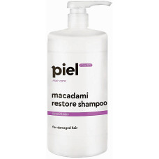 Восстанавливающий шампунь Piel Cosmetics Macadami Restore shampoo для поврежденных волос 1 л (39429)