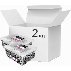 Упаковка ватных палочек Novita Professional в квадратной коробке 2 пачки по 200 шт. (50462)
