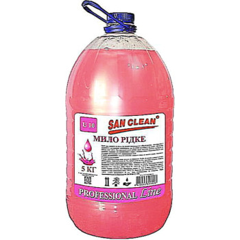 Жидкое мыло San Clean Prof Розовое 5 л