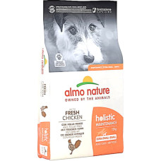 Сухой корм для взрослых собак маленьких пород Almo Nature Holistic Dog XS-S со свежей курицей 12 кг
