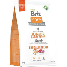 Корм для молодых собак больших пород Brit Care Dog Hypoallergenic Junior Large Breed гипоаллергенный с ягненком 3 кг