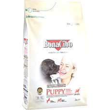 Сухой корм для щенков BonaCibo Puppy High Energy Chicken & Rice with Anchovy с мясом курицы, анчоусами и рисом 3 кг