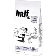 Сухой корм Half & Half для взрослых собак маленьких пород с говядиной 12 кг