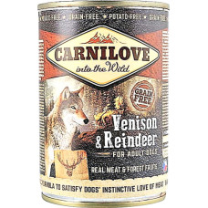 Carnilove Grain Free Dog Adult с северным оленем влажный корм для собак 400 г
