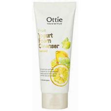 Пенка для лица фруктовая йогуртовая Ottie Fruits Yogurt Foam Cleanser Lemon 150 мл (43562)