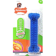 Дентал кость игрушка со вкусом курицы Nylabone DentalBone Moderate Chicken M для собак до 16 кг