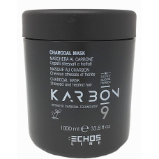 Маска для волос Echosline Karbon 9 с активированным углем 1000 мл (37007)
