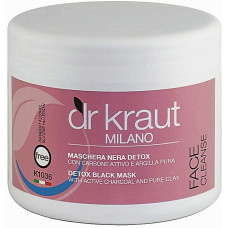 Черная маска Dr.Kraut Detox с активным карбоном и очищающей глиной 500 мл (41883)