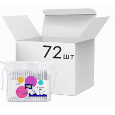 Упаковка палочек гигиенических Bella Coton 72 пачки по 160 шт. (50486)