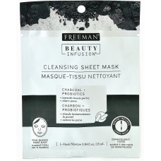 Тканевая маска очищающая Freeman Уголь и пробиотики 25 мл (41993)
