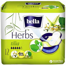 Гигиенические прокладки Bella Herbs Tilia 12 шт. (50570)