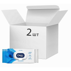 Упаковка влажных салфеток Daily Fresh универсальных 2 упаковки по 120 шт. (50428)