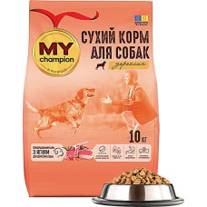 Полнорационный сухой корм для собак My Champion с ягненком 10 кг