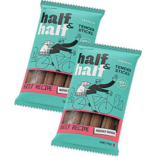 Упаковка лакомств для собак Half & Half в форме мясных палочек с говядиной 2 шт x 100 г