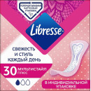 Ежедневные гигиенические прокладки Libresse Dailyfresh Multistyle Plus 30 шт. (50522)
